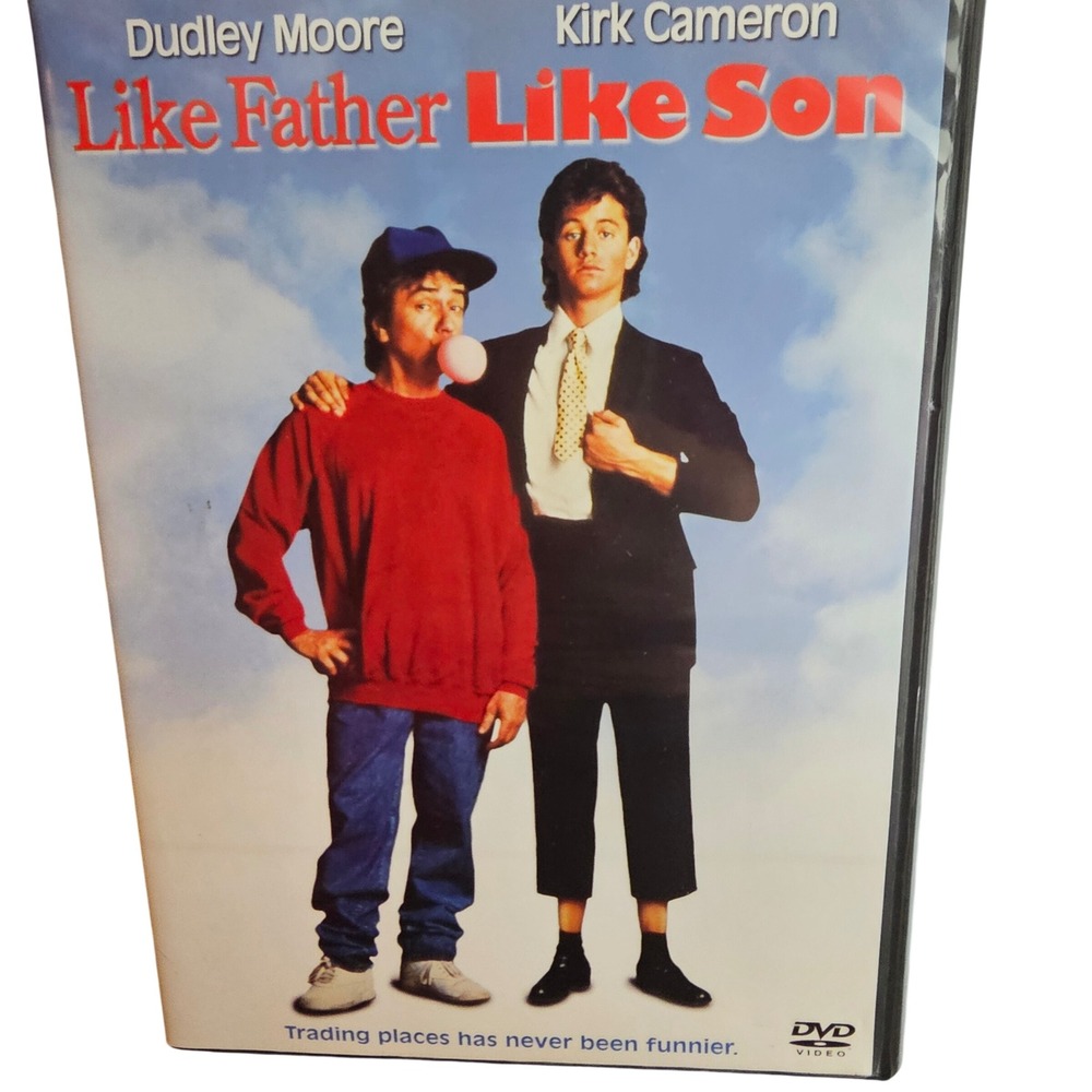 Like Father Like Son DVD Dudley Moore Kirk Cameron 1987 Body Swap Comedy Movie